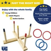 Ring Toss Outdoor Game from Front Porch Classics, for 2 Players Ages 8 and Up