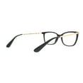 thumbnail image 6 of DOLCE & GABBANA Eyeglasses DG 3243 501 Black 52MM, 6 of 7