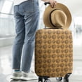 thumbnail image 2 of Orange Brown Sunflower Pattern Luggage Cover Fashion Suitcase Cover Baggage Covers Fit 25-28 Inch Luggage (Go Travel), 2 of 5