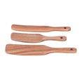 thumbnail image 4 of Espátulas ranuradas para cocinar y mezclar, utensilios de cocina perfectos, juego de 3 espátulas de madera, 4 of 8