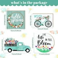 thumbnail image 3 of Tiered Tray Decor Ornaments Set,3D Wooden Signs,Handmade Painted Festival Signs,Rustic Farmhouse Ornaments,for Spring Easter Bee Festival Valentine's Day Gift, 3 of 6