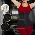 thumbnail image 5 of Waist Trainer Corset for Women Underbust Waist Cincher Tummy Control Adjustable Workout Girdle Hourglass Body Shaper for Gym Workout Yoga, 5 of 7