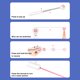 thumbnail image 1 of Palo De Gato Palo De Gato Cat Stick Teaser Tassels Cat Teaser Rod Retráctil Luminoso Suministros para mascotas (Rosa), 1 of 6