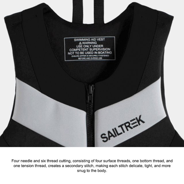 Chalecos Salvavidas Chaleco salvavidas para niños, chaleco salvavidas de neopreno cálido, accesorios para exteriores (M negro) Ndcxsfigh Para Estrenar