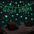 thumbnail image 4 of Pegatina de pared luminosa 3D para habitación de niños, pegatinas fluorescentes de estrellas y puntos, decoración del hogar que brillan en la oscuridad, 4 of 4