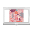 thumbnail image 1 of Red Thread Flower  Paint Business Card Holder Case Pocket Box Wallet, 1 of 3