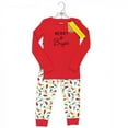thumbnail image 2 of Touched by Nature Baby, Toddler and Kids Unisex Holiday Pajamas, Kids Merry and Bright, 10 Years, 2 of 3