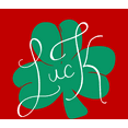 thumbnail image 2 of Luck Four-Leaf Clover Adult Short Sleeve Tee for St. Patrick's Day-Medium-Red, 2 of 3