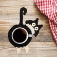 thumbnail image 3 of Cat Butt Coaster under $5! Xqxayjr Cat Butt Coaster Funny, Crochet Cup Coaster for Drinks, Absorbent Coaster for Coffee Table, Cute Cat Gift for Cat Lovers, 3 of 5