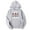 Gray, variant on Merry Christmas Sweatshirt Men Holiday Print Hoodie Pullover Long Sleeves Pocket Workout Loose Sweatshirts Winter