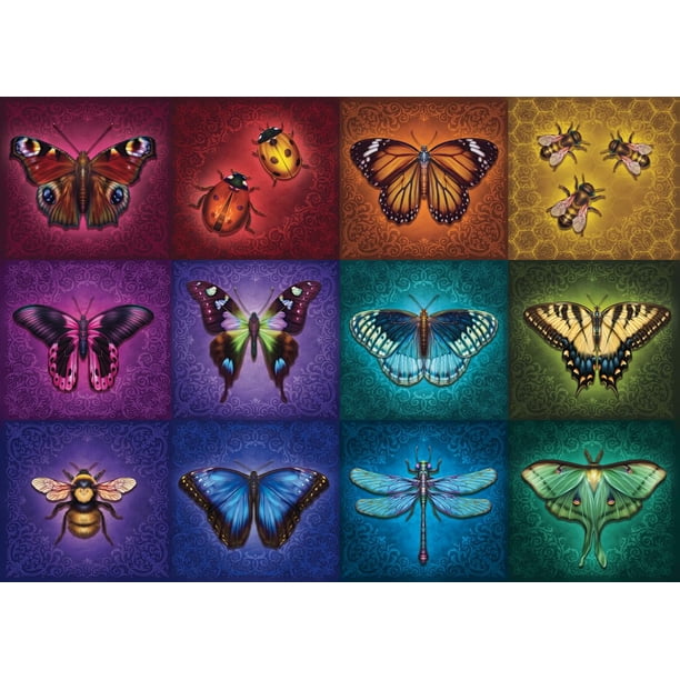 Rompecabezas Ravensburger Winged Things 1000 Piezas Hecho en Alemania