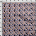 thumbnail image 3 of oneOone Viscose Jersey Peach Fabric Dot|Triangle & Monster Cartoon Sewing Material Print Fabric By The Yard 60 Inch Wide, 3 of 5