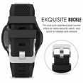 thumbnail image 6 of GoldCherry Watch Band For LG Watch R W100/LG Watch Urbane W150,Sport Silicone Strap Quick Release Soft Rubber Replacement Watch Bands for LG Watch R W100/LG Watch Urbane W150(Black), 6 of 6