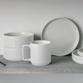 thumbnail image 5 of Noritake ColorTex Stone White 16-Piece Dinnerware Set, 5 of 7