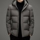 thumbnail image 2 of Chaqueta de plumón corta de invierno para hombre, ropa de diseñador de lujo, relleno grueso de plumón de ganso, abrigo de invierno para hombre, chaqueta de plumón para hombre, 2 of 4