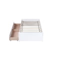 thumbnail image 6 of Jopath Twin Size Wood Bed with 2 Drawers, Platform Bed Frame for Teen boys girls White, 6 of 9