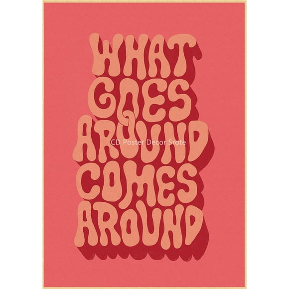Motivational Quotes Poster Inspirational Saying Kraft Paper Posters Vintage Home Room Bar Cafe Decor Aesthetic Art Wall Painting, 50*70cm, unframed.,18