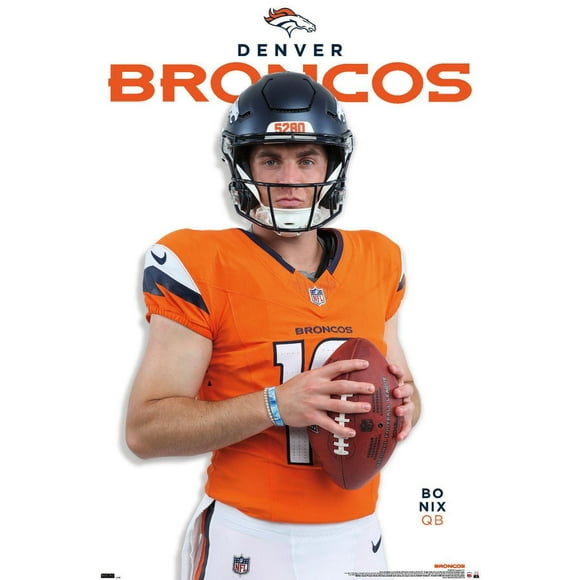 NFL Denver Broncos - Bo Nix Feature Series 24 Wall Poster, 22.375" x 34"
