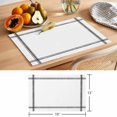 thumbnail image 6 of Solid Color Placemats Set of 4 White Place Mats Table Mats Kitchen Dining Home Outdoor Party Table Decoration, 6 of 9
