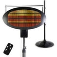 thumbnail image 2 of Optimus PHP-1500DIR Portable Outdoor Infrared Quartz Freestanding Patio Heater, 2 of 2