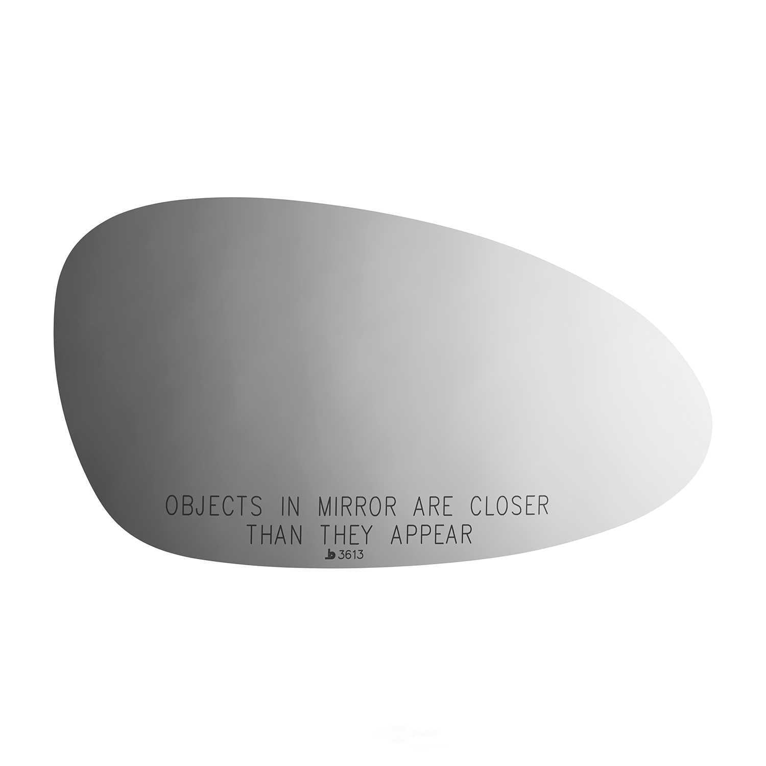 Burco Side View Mirror Replacement Glass - Clear Glass - 3613
