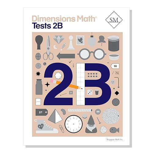 Pre-Owned Dimensions Math Tests 2B | Singapore Math Inc. [Paperback], 9781947226500, 1947226509, Paperback,