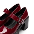 thumbnail image 6 of Women’s Round Toe Chunky Heels Mary Janes Pump Shoes, 6 of 6