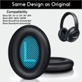 thumbnail image 2 of Almohadillas de repuesto para auriculares Bose Quiet Comfort 15 QC15 QC25 QC35 Ae2 Ae2i Ae2w, almohadillas para los oídos y alfombrilla interior de espuma, 2 of 5