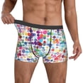 thumbnail image 2 of Kdxio Men's Boxer Briefs with Colorful Watercolor Dots Print - Comfortable and Breathable Underwear for Everyday Wear, 2 of 7