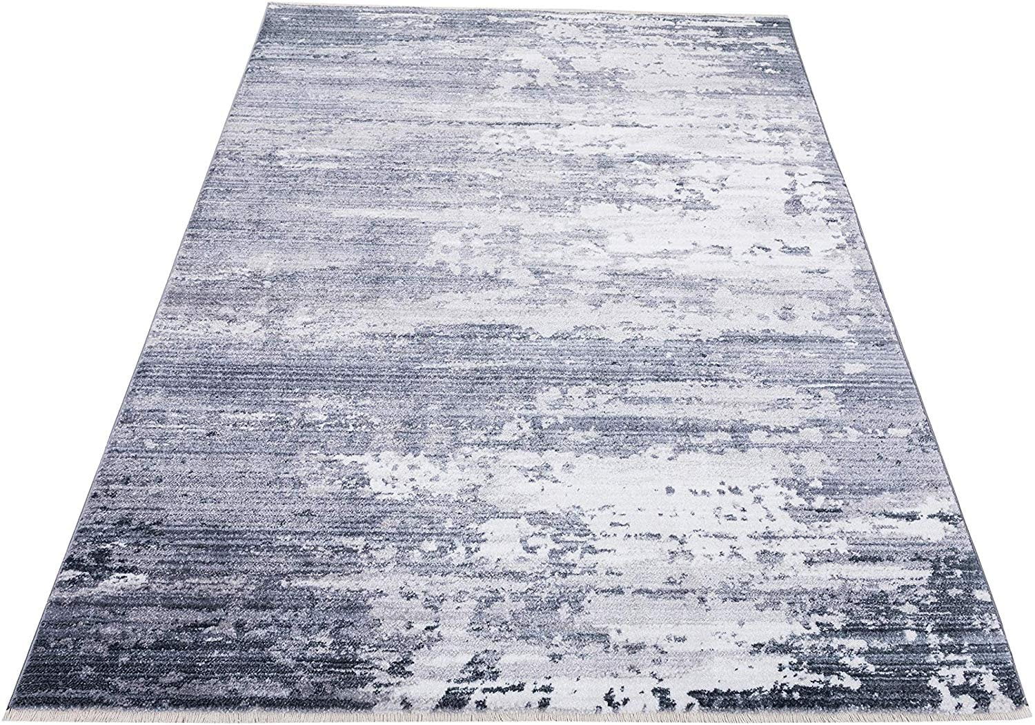 Hr Bohemian Chic Boho Living Room 8 X 10 Area Rug Floorcover Leno Weave Abrash Design Novelty Rug Black And Gray Color Walmart Com Walmart Com