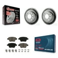 thumbnail image 1 of Transit Auto Rear Coated Disc Brake Rotors and Ceramic Pads Kit for Car Volkswagen Jetta Eos Audi A3 GTI KGC-101755, 1 of 11
