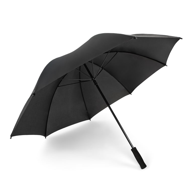 Rain Essentials 52-Inch Golf Umbrella, Black photo 1