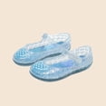 thumbnail image 2 of Asxite Toddler Sandals Girl Thick Sole Crystal Closed Toe Jelly Princess Sand Style for Girls Shoes 3-8 Y, 2 of 5
