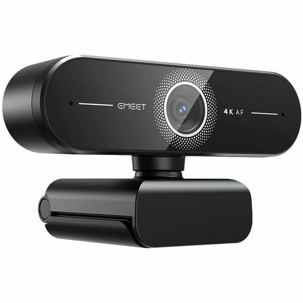 EMEET C60E 4K, 4K@30fps or 1080p@60fps Webcam with 2 Noise Reduction Mics, Autofocus, 73&deg; Field of View, Plug and Play and compatible with all OS, and popular Apps Zoom/Skype/Facetime/YouTube
