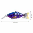 thumbnail image 3 of Bisitoy 2Pcs Soft Plastic Fishing Lures Set with Tail for Crappie Panfish, 3 of 4