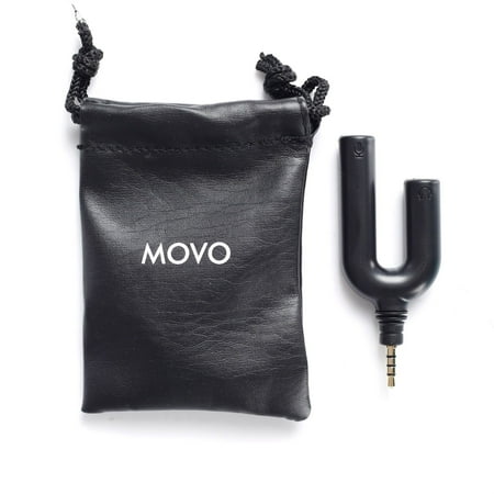 Iphone Measurement Movo MA2000 U-Shape TRRS Omni-Directional Calibrated Measurement Microphone with Headphone Jack for iPhone, iPad, Android Smartphones & Tablets ()