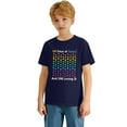 thumbnail image 4 of Gelikeya Happy 100 Days of School Shirt Boys Girls Casual Short Sleeve Hearts Graphic Tees Toddler Kids Summer Clothes Outfits Navy, 3-4 Years, 4 of 8