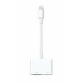 thumbnail image 1 of Lighting to Digital AV Adapter/Digital HDMI Adapter Converter New Edition 2 in 1 Plug and Play Digital AV Connector Compatible for iPhone X/XS/XS MAX/XR,iPhone 8/7/Plus iPad iPod, 1 of 4