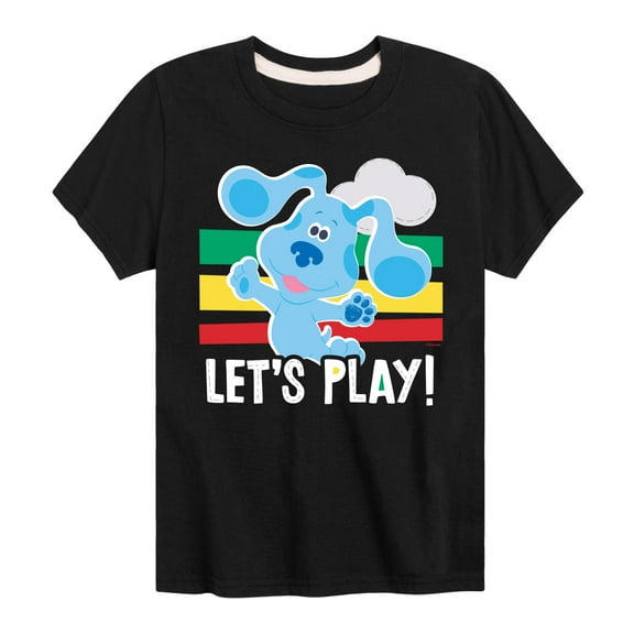 Blue's Clues & You! - Let's Play - Toddler & Youth Short Sleeve Graphic T-Shirt