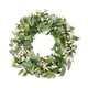 thumbnail image 4 of Corona de eucalipto verde Artificial, corona para puerta, decoración de pared, corona de Pascua, guirnalda de hojas de primavera para fiesta de boda y, 4 of 9