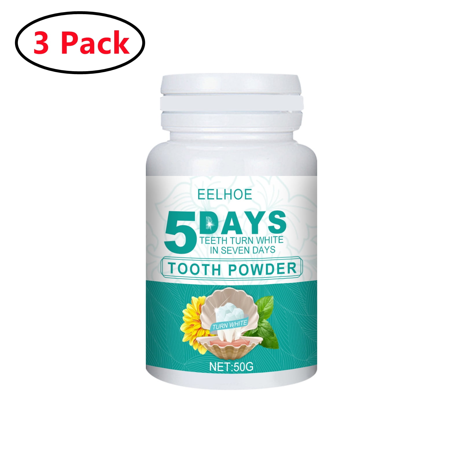 3 Pack Whitening Tooth PowderNatural Teeth Whitening PowderToothpaste
