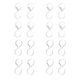 thumbnail image 1 of Bathroom Curtain Locking Hooks Set of 16 Heavy Duty Shower Curtain Hangers for Bathroom and Kitchen Use, 1 of 3