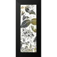 thumbnail image 2 of Villa, Mlli 9x18 Black Modern Framed Museum Art Print Titled - Look Through the Flowers Two, 2 of 5
