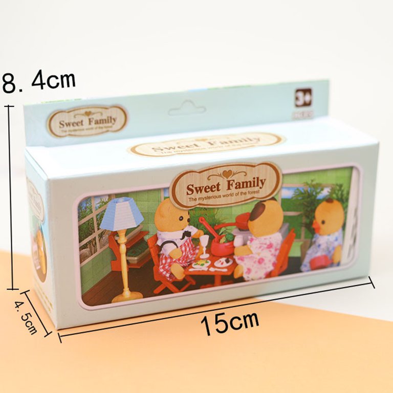 Hesroicy Storage Box Model Lightweight Convenient to Store Plastic  Dollhouse Mini Storage Box with Lid for Micro Landscape 