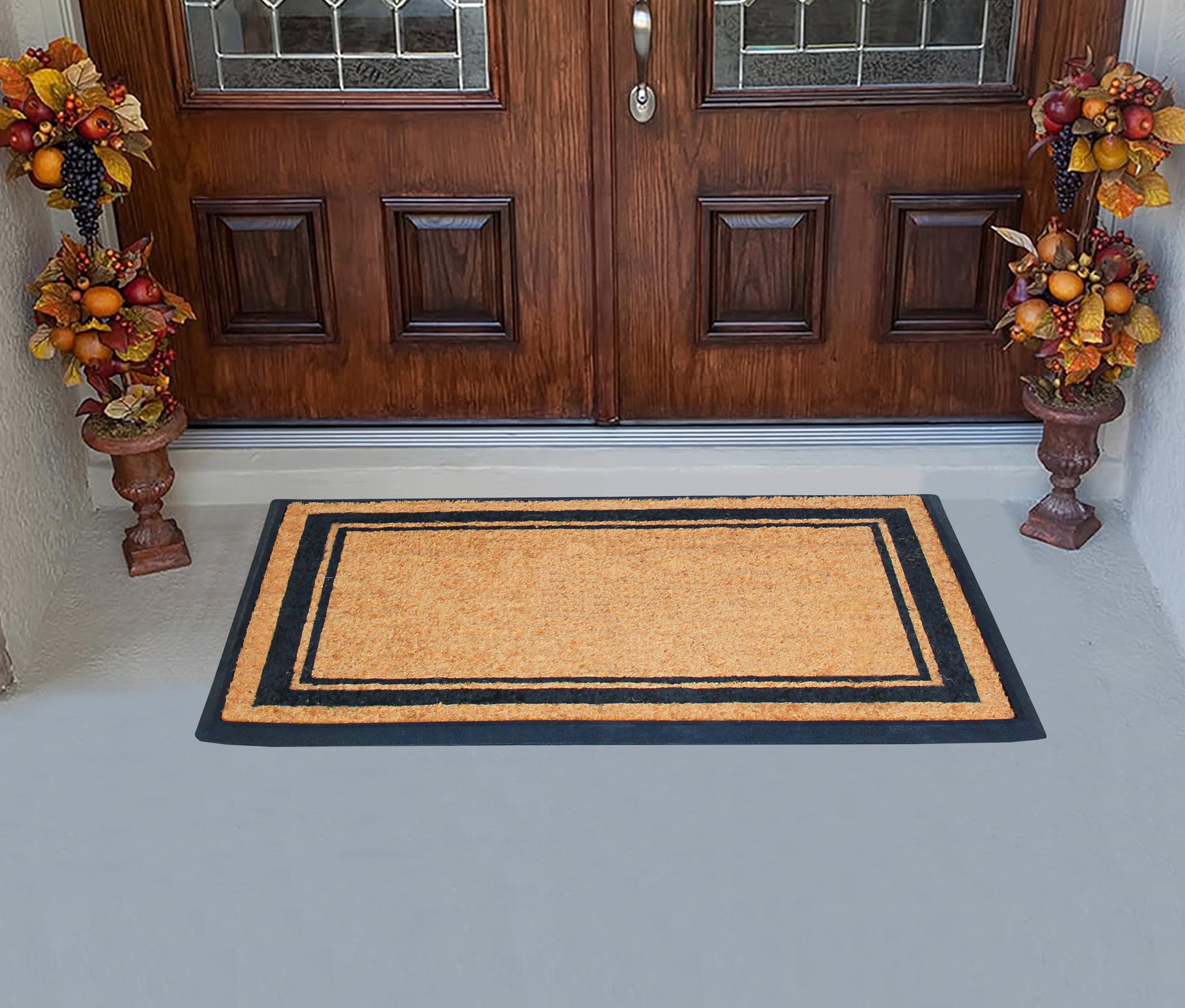 A1 Home Collections First Impression Markham Border Double Extra Large Doormat (30"x48")