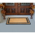 thumbnail image 4 of A1HC 30"x48" Natural Coir & Rubber Door Mat, Outdoor Front Porch Welcome Mat, Heavy-Duty, Fade-Resistant, Anti-Shed, Black Border, 4 of 7