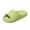 Green, variant on Womens Mens Backless Platform Sandals Breathable Open Toe Non Slip Quick Drying Bathroom Shower Slides
