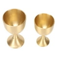 thumbnail image 1 of Cáliz vintage con acabado dorado, copas de vino pequeñas, decoración de mesa para fiesta, boda, graduación, aniversario, Navidad, 1 of 12