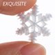 thumbnail image 4 of ColoMX 50pcs Tema de Snowflake Declake Decors Festival Diy Ornamento Xmas Decores de copos de nieve, 4 of 7