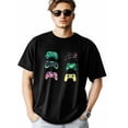thumbnail image 2 of Mens T-Shirts,Game Consoles Short Sleeve T Shirts for Men Crew Neck Tees,Loose Fit Casual Men's T-Shirts for Teens Boys, 2 of 8